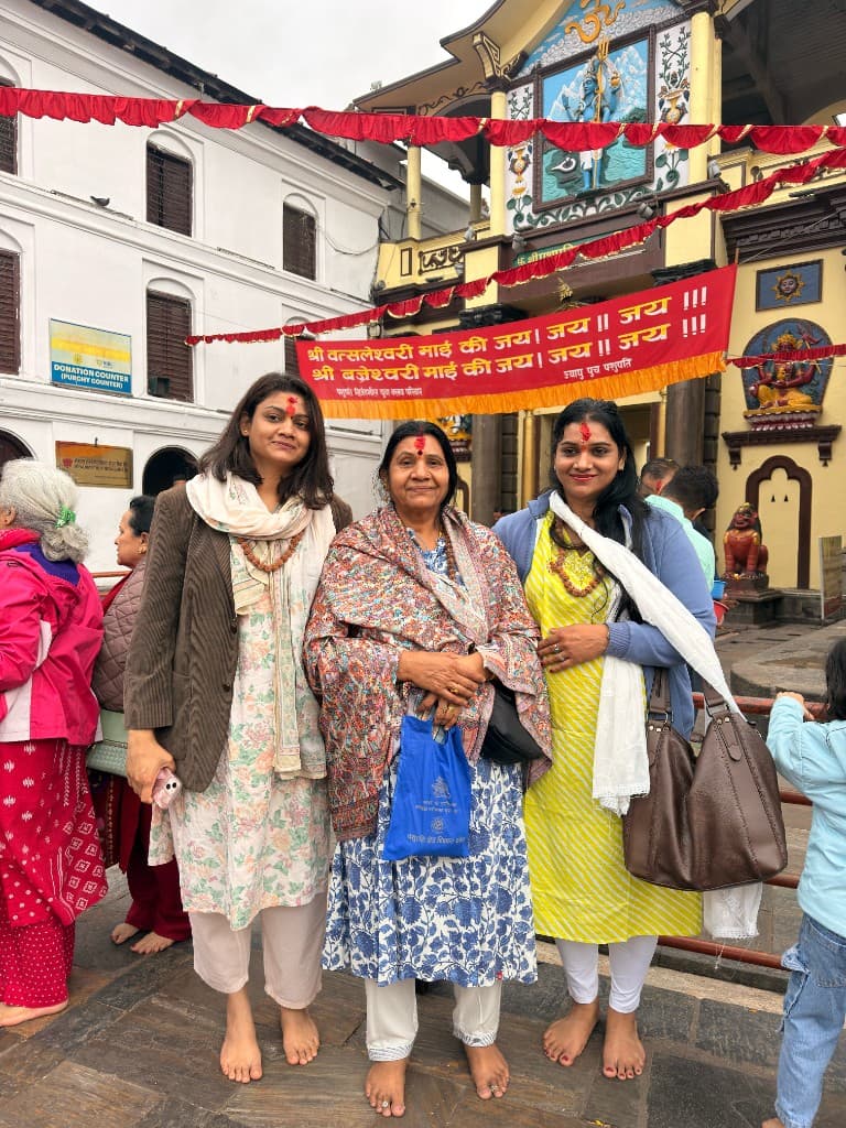 Pashupatinath temple travel memory