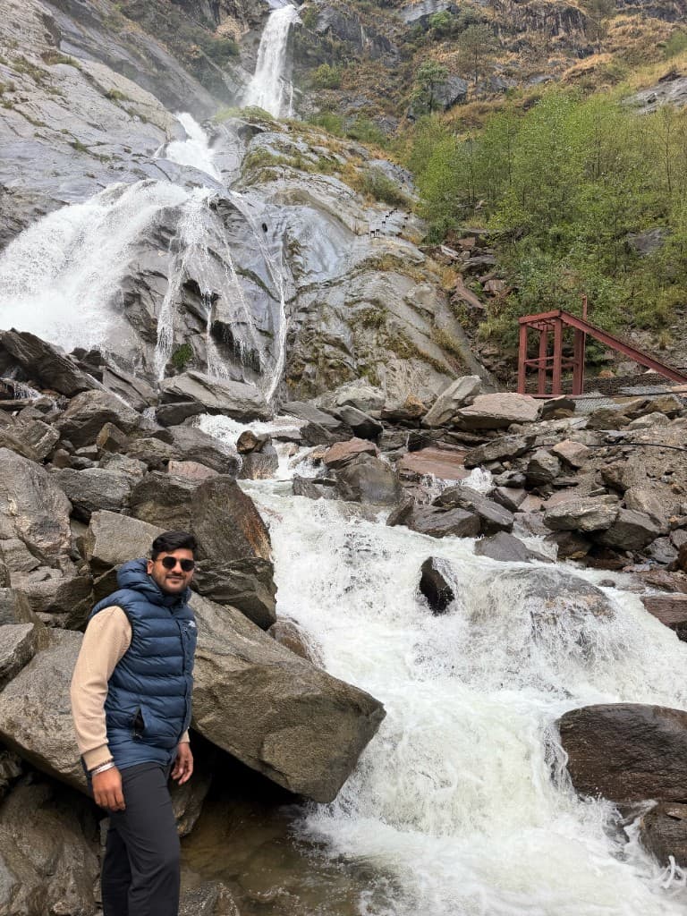 Pokhara waterfalls travel memory